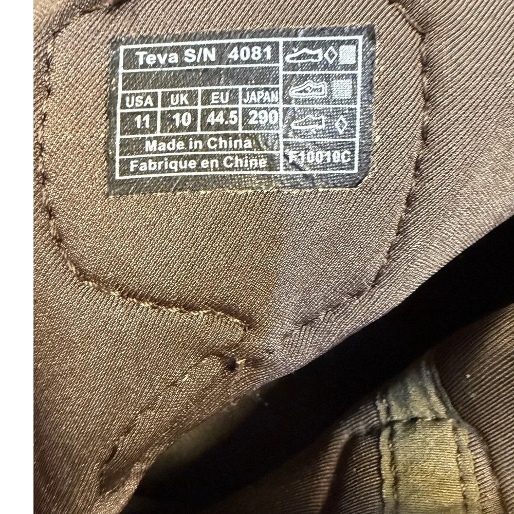 Teva Men's Olive Green Tan Revive '94 Mid Hiking Water Shoes Mens 11 Gorpcore - Picture 5 of 10